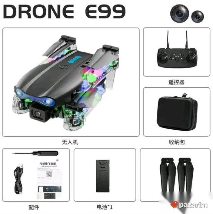 HIT! Dron E99 sa HD kamerom + torba, oprema i set propelera 3