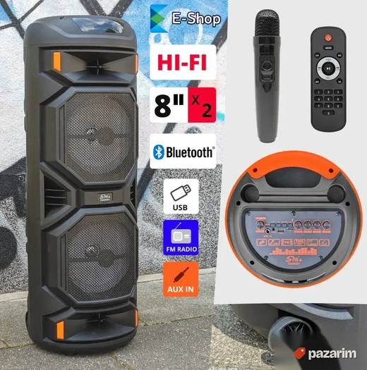 HIT! "THUNDER" Bluetooth Zvučnik 80cm + Mikrofon bezicni