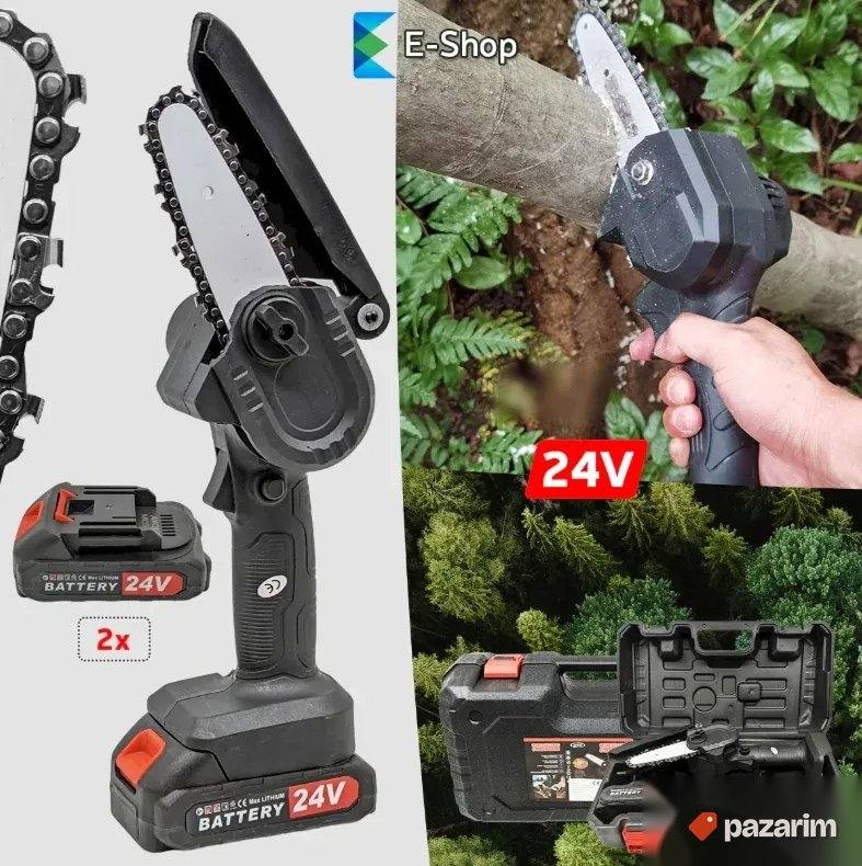 HIT! AKU Motorna Testera 24V + DVE baterije i kofer 2