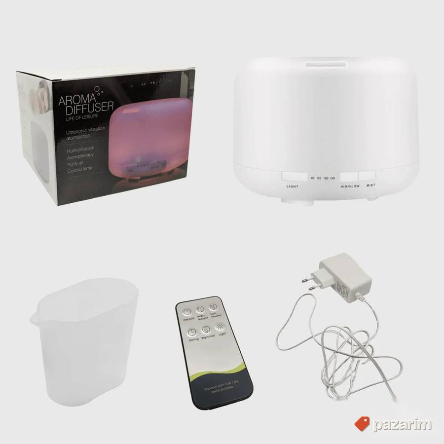 HIT! MEGA 500ml Difuzor Lampa Aromatherapy + daljinski 2