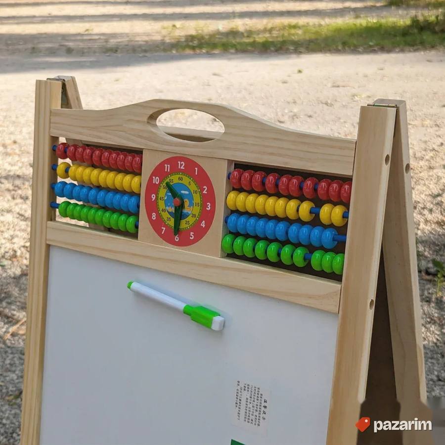 HIT! 2u1 Drvena i Piši Briši Tabla Za Decu Za Crtanje 2