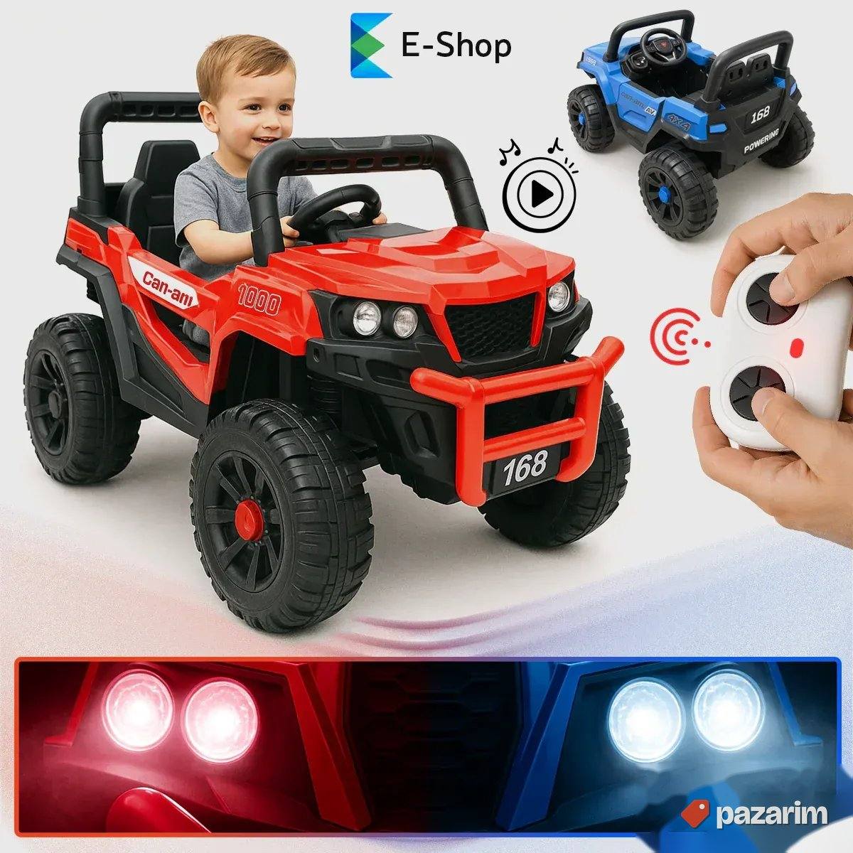 HTI! Akumulatorski Džip za Decu Sa Daljinskim - 4x4 1