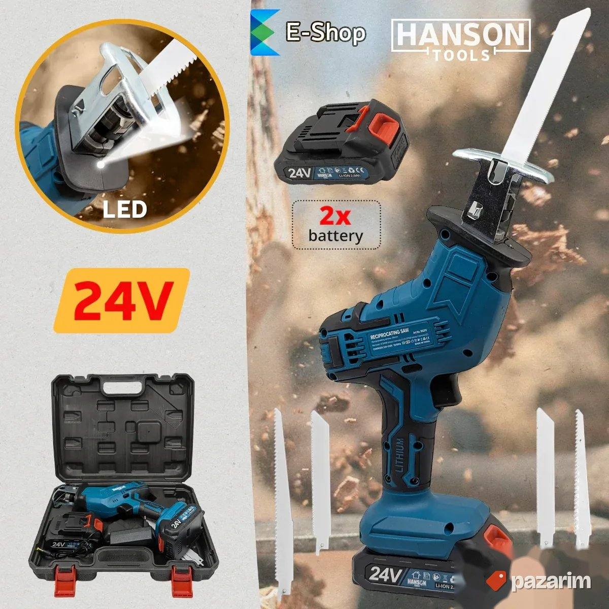 HIT! Aku Sabljasta Testera Lisicarka + 2 baterije 1