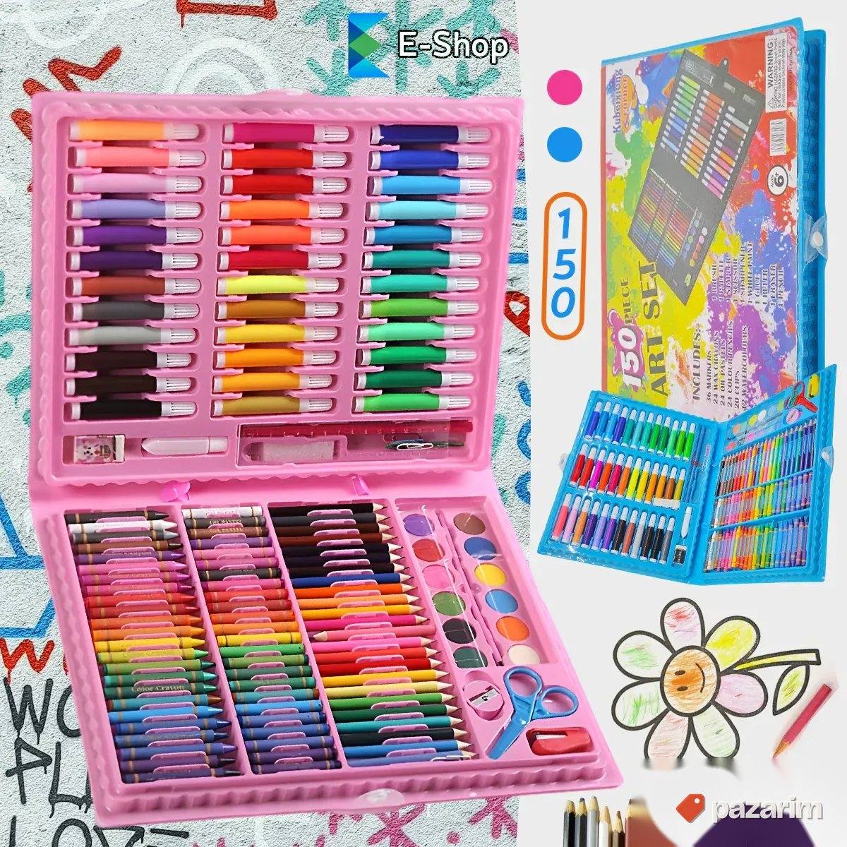 HIT! Likovni Set "Kids" - Plavi i Roze 1
