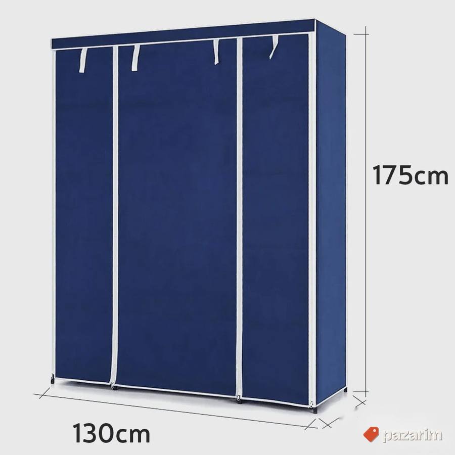 NOVO! Montažni Prenosni Ormar - 170x135cm Plavi i Crveni 6