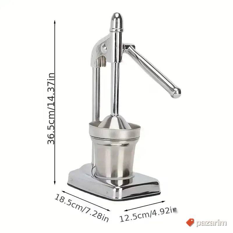 NOVO! Ručni Retro Sokovnik od INOXA - metalni 4