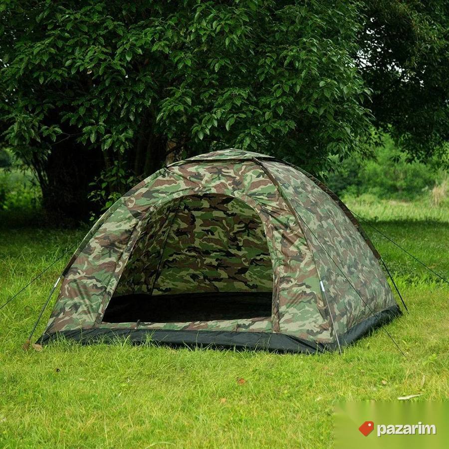 NOVO! Military Print Šator za 3 osobe 4