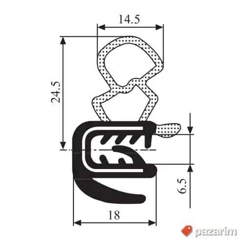 Keder prednjih i kliznih vrata Renault Master Opel Movano 2