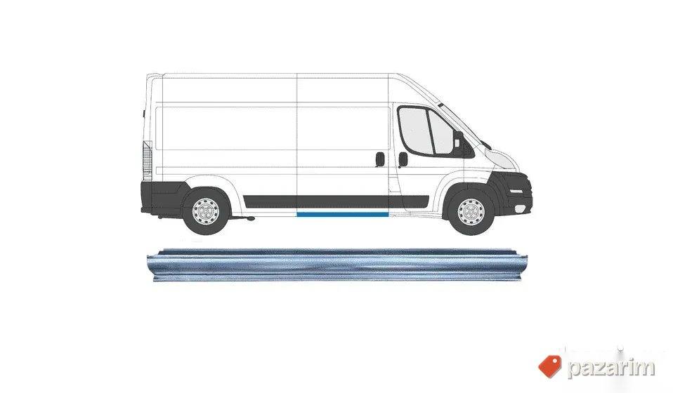 Prag kliznih desnih vrata Ducato Boxer Jumper 2006- sajtna 1
