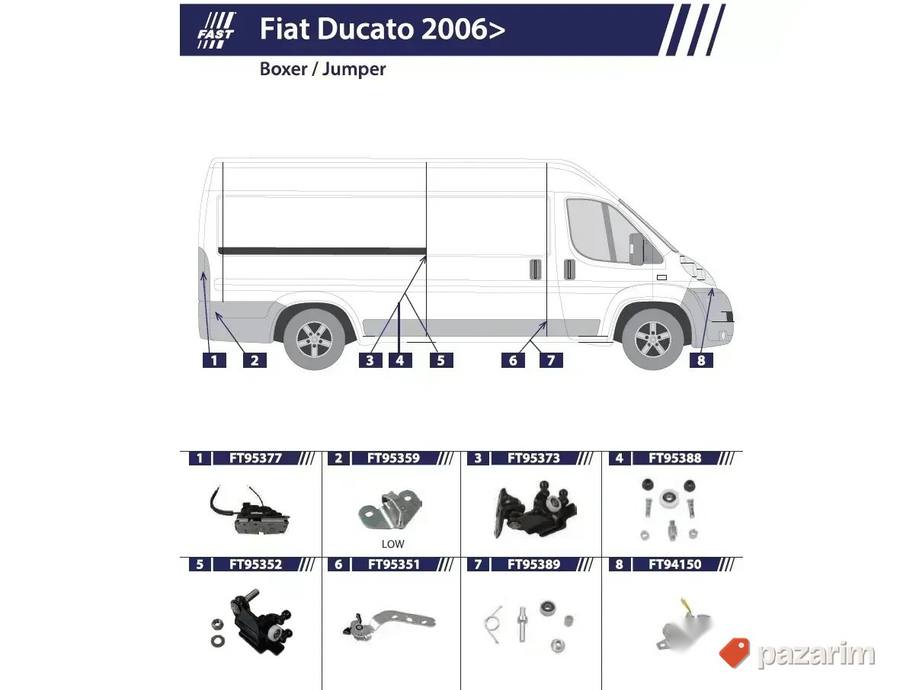 Brava kvaka lajsna klizac vodjica Ducato Boxer Jumper 2006 2
