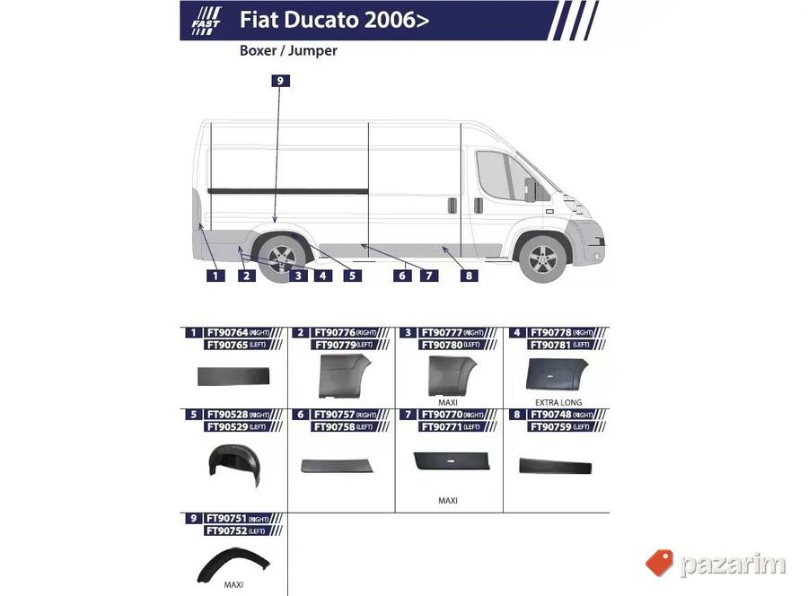 Brava kvaka lajsna klizac vodjica Ducato Boxer Jumper 2006 6