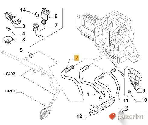 Crevo grejaca FIAT DUCATO 06> 2.3 1342726080 3