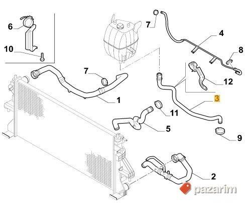 Crevo posude Ducato Boxer Jumper 2006> 2.2 1349251080 1343jq 2