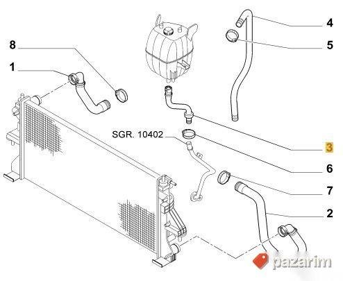 Crevo posude FIAT DUCATO 2006> 2.3 1358585080 2