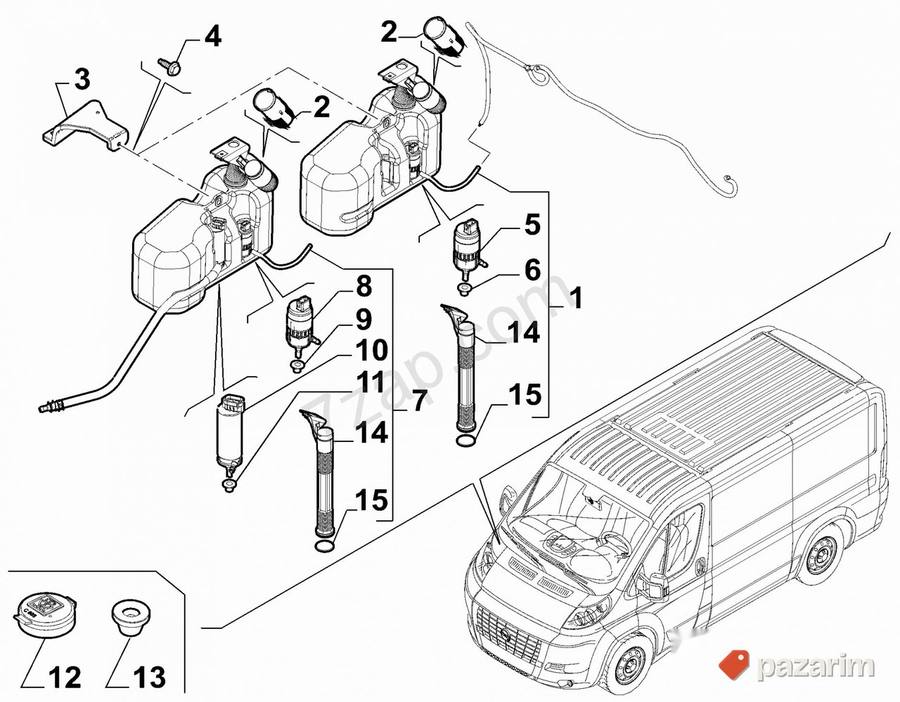 Posuda tecnosti vozackog stakla DUCATO BOXER JUMPER 06> 2