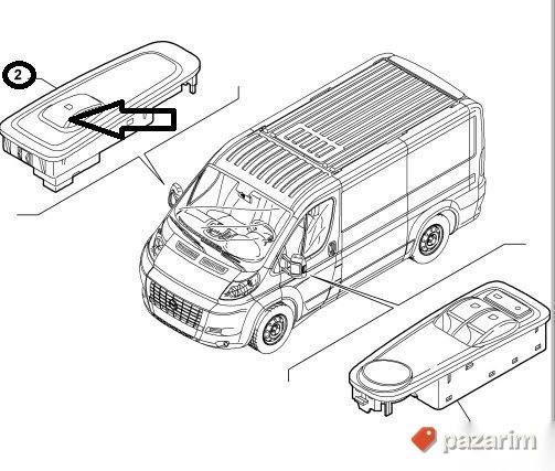 Prekidac podizaca stakla Ducato Boxer Jumper 2006> desni sol 3