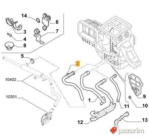 Crevo grejaca Ducato Boxer Jumper 06> 2.2 duze, 1349253080 2