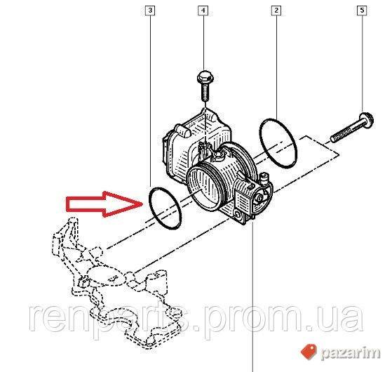 Gumica EGR ventila, RENAULT, zaptivn 8200068566 / 7701045723 1