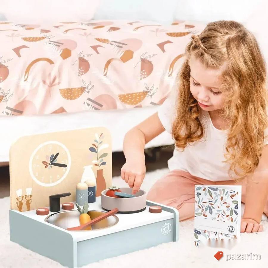 Premium drvene igracke Speedy Monkey Set Mali kuvar 5
