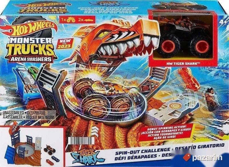 Hot Wheels Igračka Arena Smashers Tigar-ajkula 1