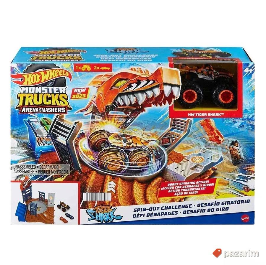 Hot Wheels Igračka Arena Smashers Tigar-ajkula 3