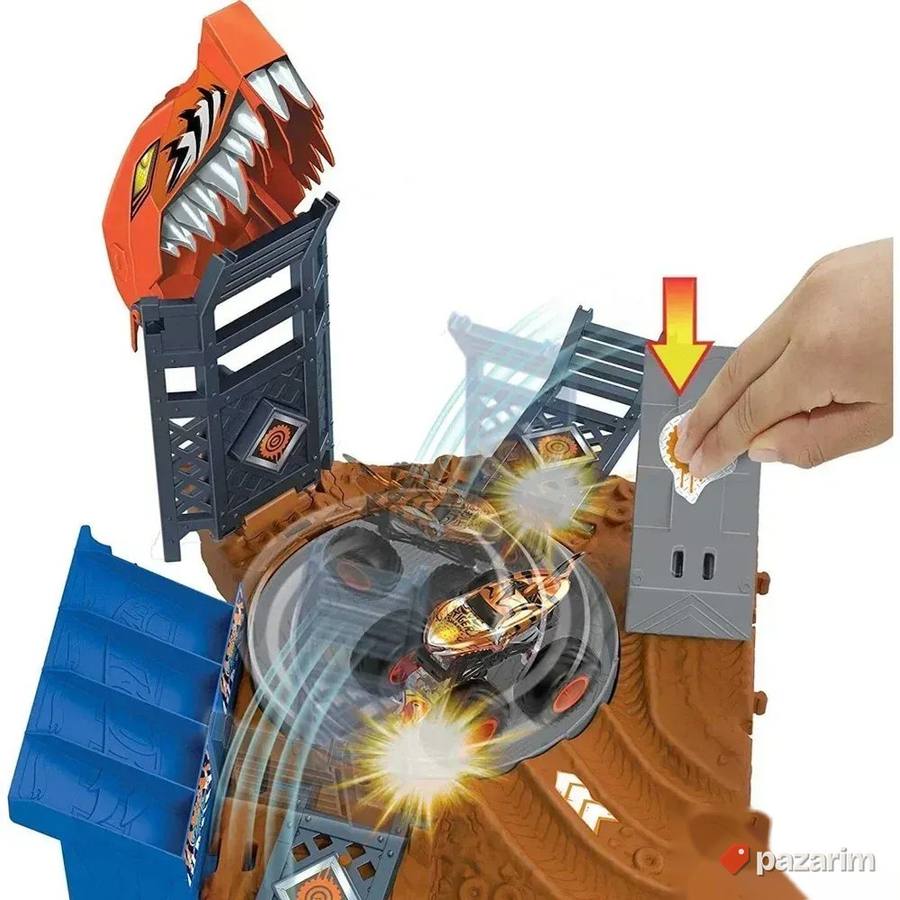 Hot Wheels Igračka Arena Smashers Tigar-ajkula 6