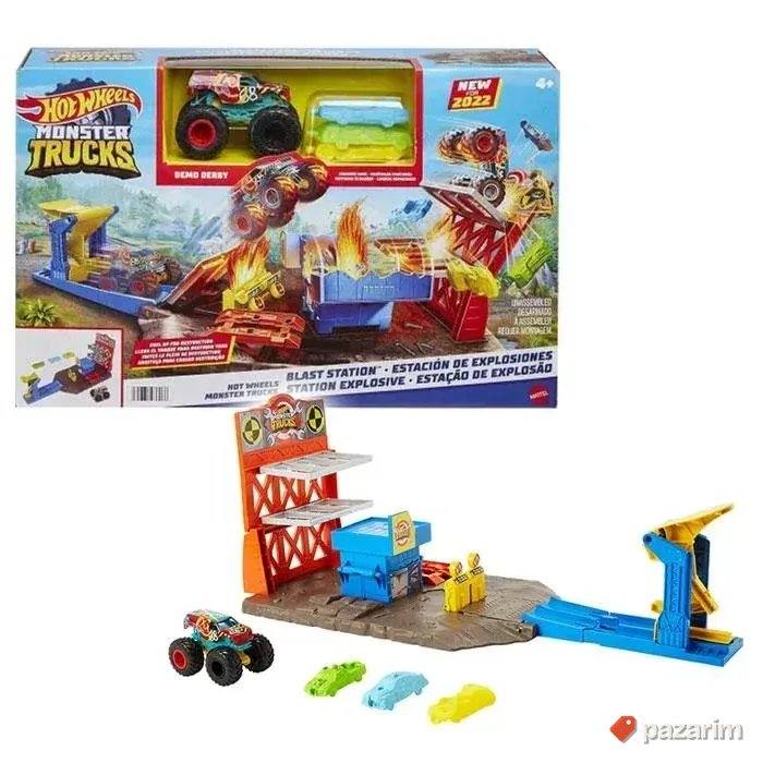 Hot Wheels Monster Truck Set Sa Ispaljivačem 3