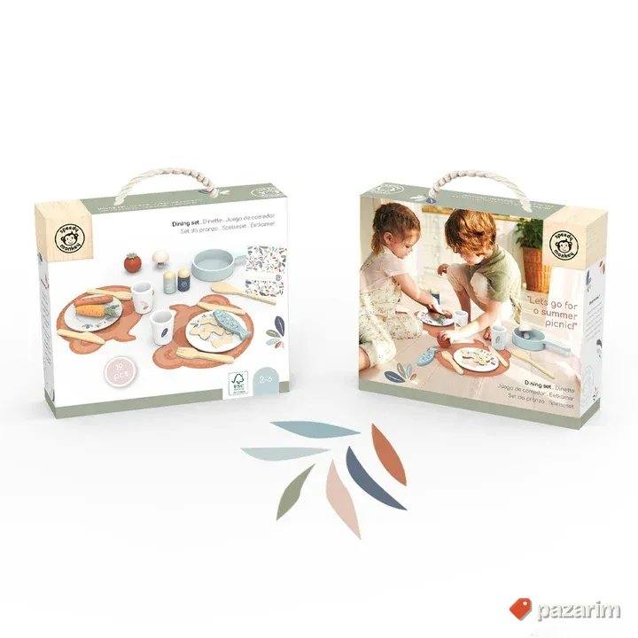 Premium drvene igračke -Spremamo ručak set 1