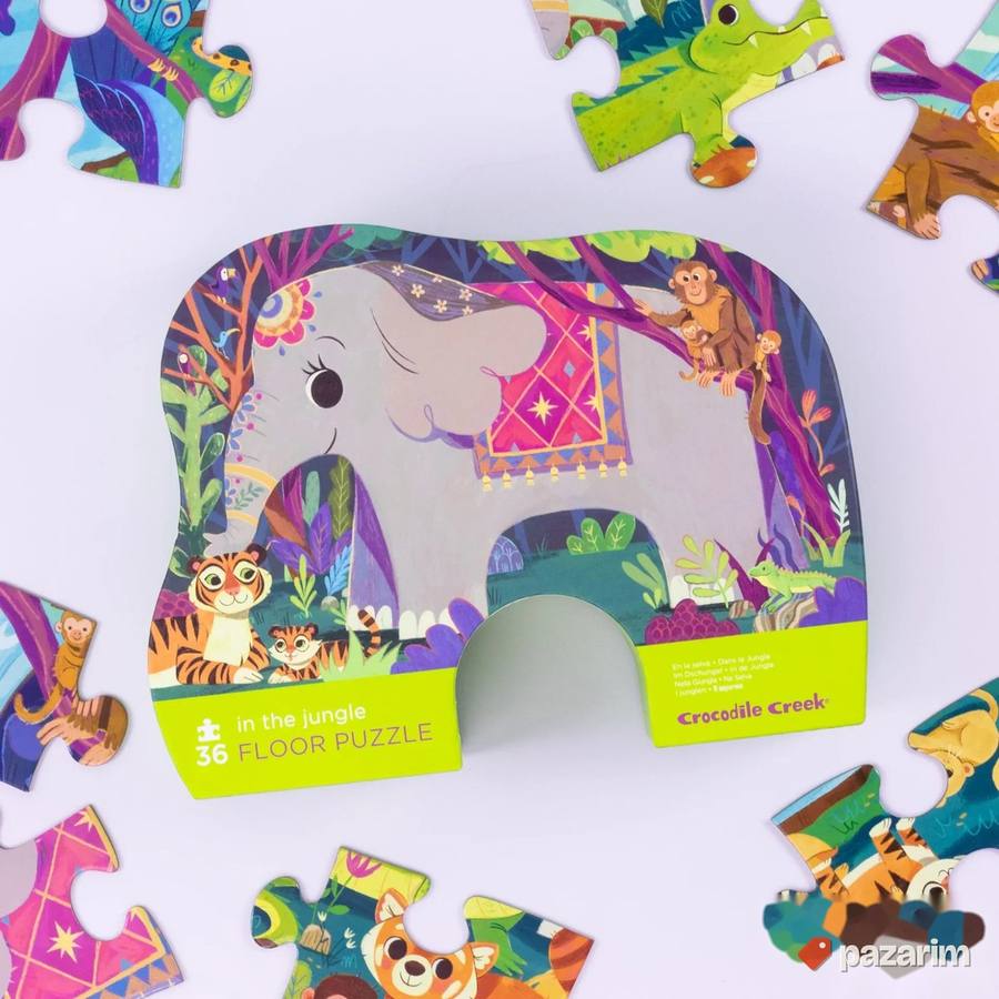 Crocodile Creek-Maxi puzzle Džungla 3