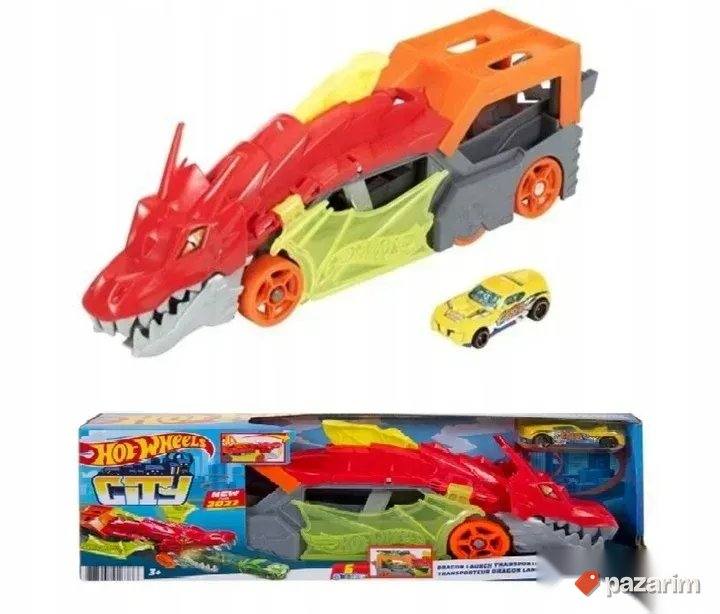 HOT WHEELS Zmaj transporter 4