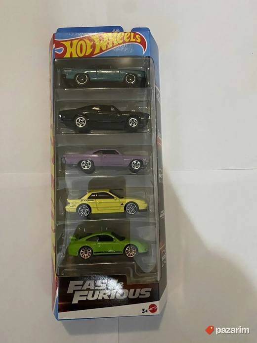 Hot Wheels Fast and Furious Set 5 autica