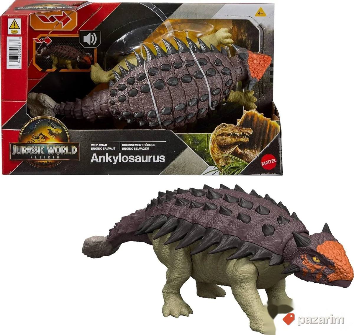 Jurassic World Ankylosaurus dinosaurus sa zvukom 1