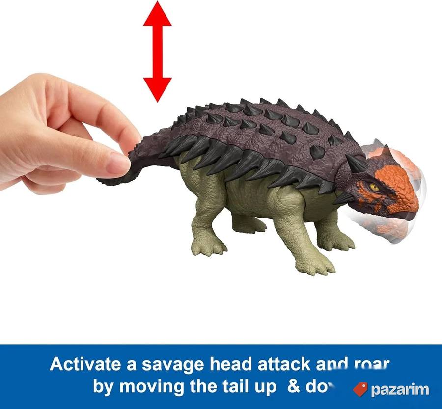 Jurassic World Ankylosaurus dinosaurus sa zvukom 3