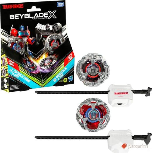 BEYBLADE X TRANSFORMERS Optimus prime vs Megatron