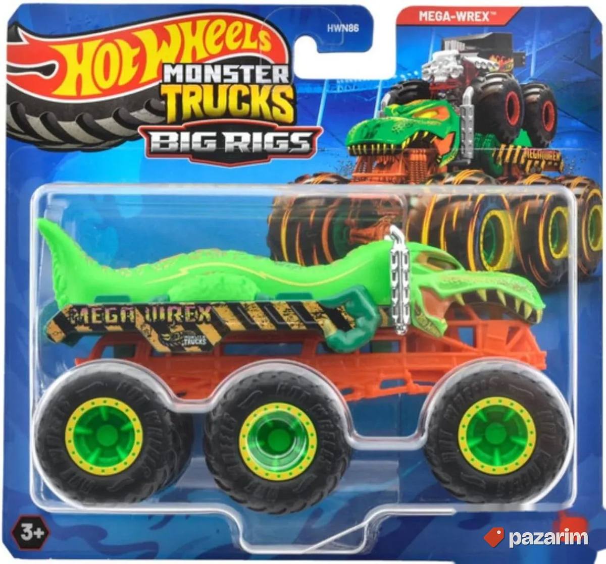 HOT WHEELS Monster trucks big rigs 6X6 1