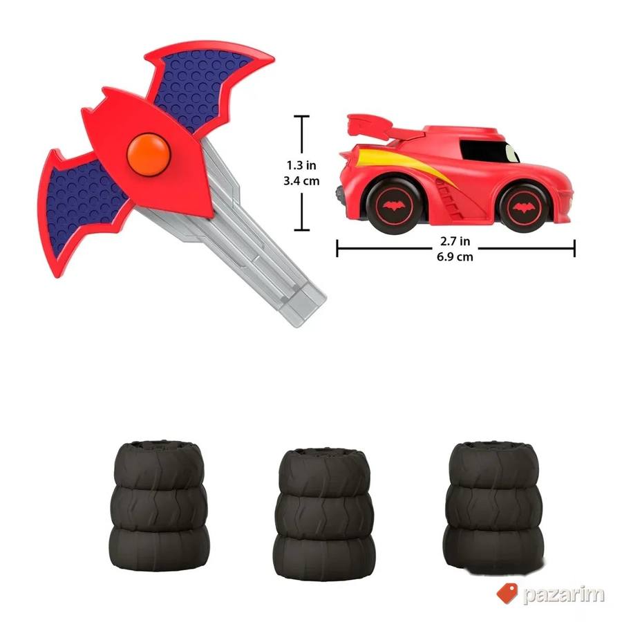 Fisher Price Batwheels auto sa ispaljivačem crveni 2