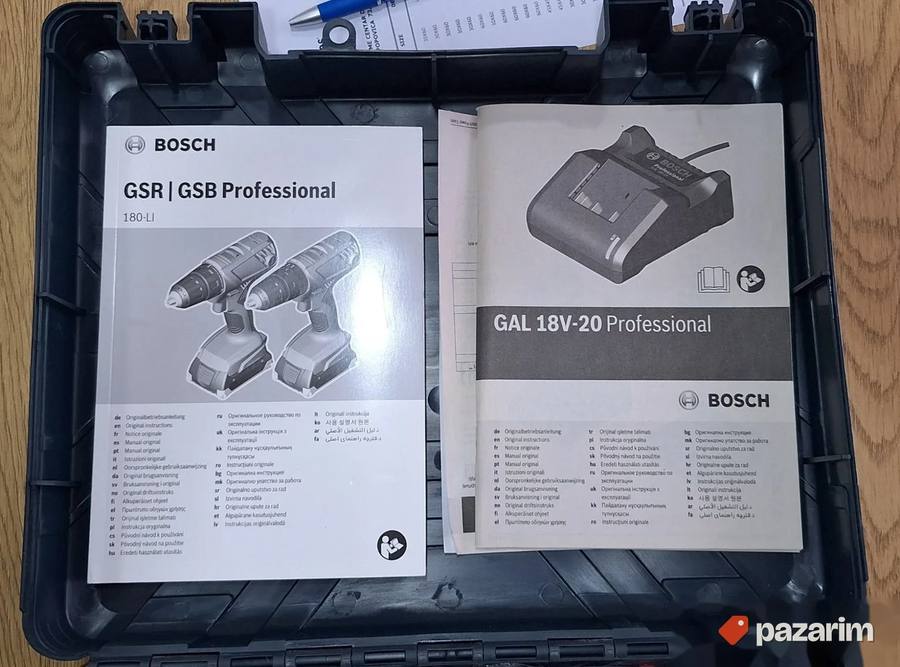 Aku. bušilica Bosch GSR 180-Li , 2x2.0Ah 4