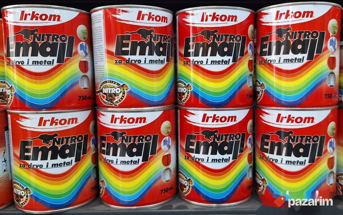 Irkom NITRO EMAJL za drvo i metal 750ml 1