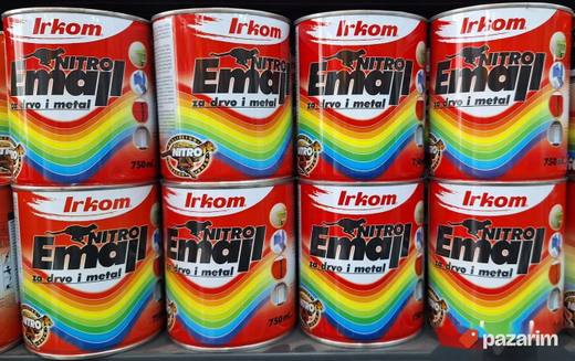 Irkom NITRO EMAJL za drvo i metal 750ml