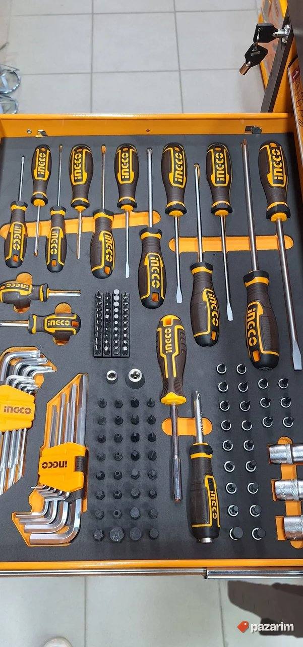 INGCO Kolica sa alatom 328 delova HTCS273281 7