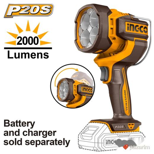 CWLI2088 aku radna lampa SOLO 2000lm SUPER INGCO