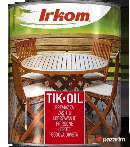 Tik oil za prirodnu lepotu godova drveta IRKOM 1