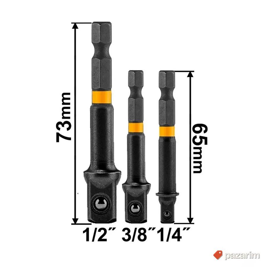 Set Adaptera za Gedore 1/4”, 3/8”, 1/2” INGCO AMN365A01 2