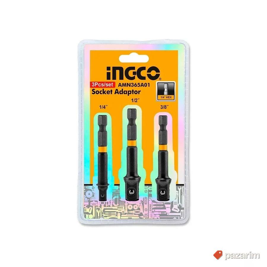 Set Adaptera za Gedore 1/4”, 3/8”, 1/2” INGCO AMN365A01 3