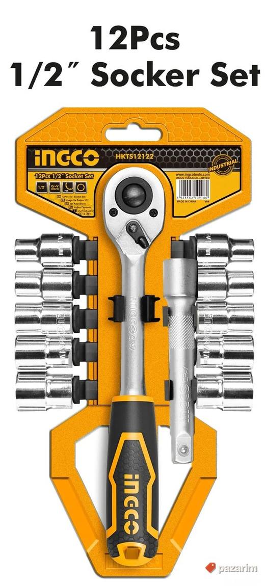 HKTS12122 KLJUČEVI Nasadni 1/2" 12/1 INGCO