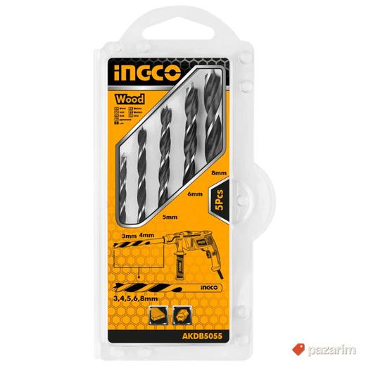 Ingco Set burgija za drvo 5 kom. AKDB5055 INDUSTRIAL - NOVO