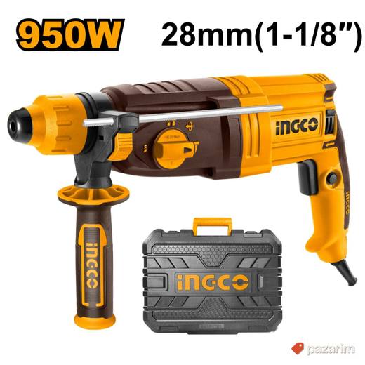INGCO Udarna bušilica - Čekić 950W RGH9528 (Industrial) + Op