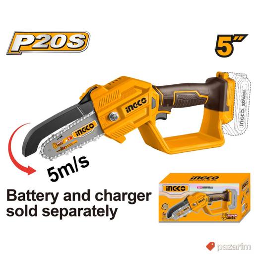 Aku mini lančana testera CGSLI2058 INGCO (20V / 5 inča)