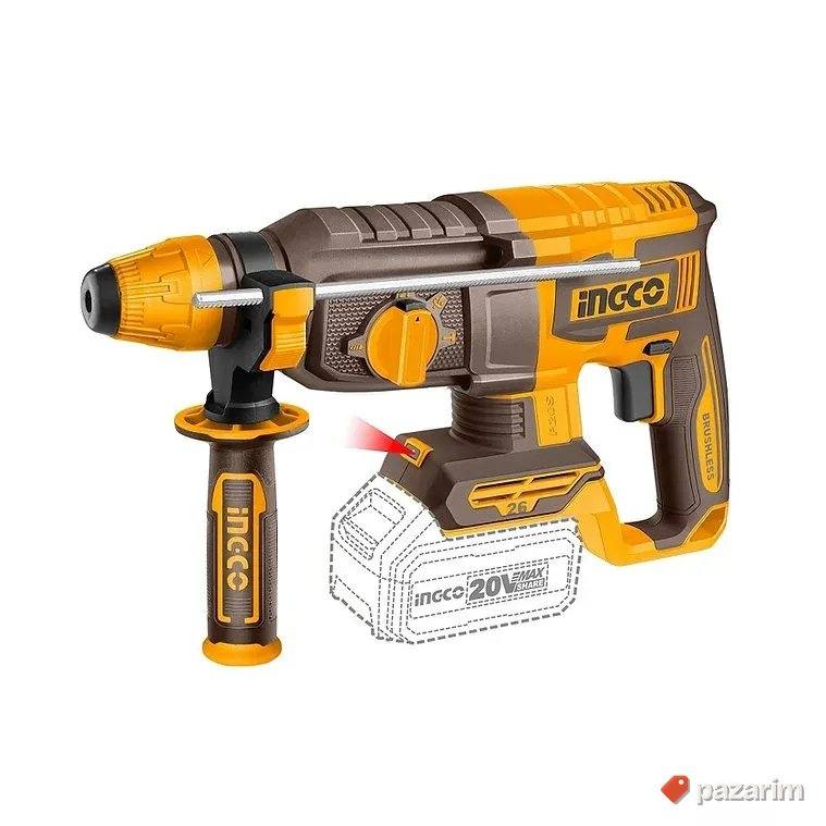 Aku čekić bušilica hilti CRHLI202682E INGCO (20V / 2x4.0Ah) 4