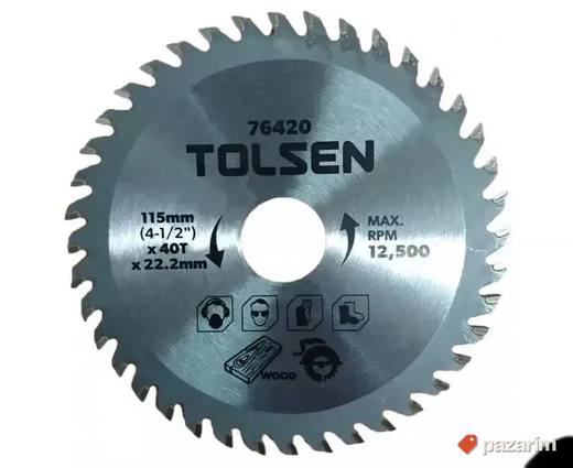 Tolsen 76420 List kružne testere za drvo 115mm x 40T